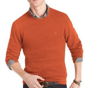 IZOD Rust Men's Sueded Fleece Sweatshirt